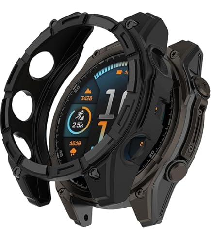 Amazon.co.jp: HeeNia Garmin Forerunner 965 対応 ケース シリコン